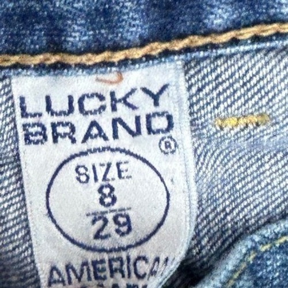 Lucky Brand Dungarees American Classic Straight Leg Blue Jeans Womens Size 8 29 - Picture 6 of 7